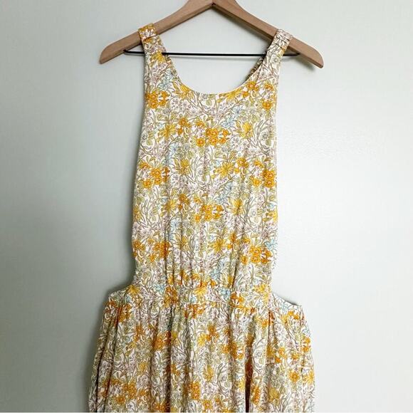 Tuckernuck Hyacinth House Floral Backless Pinafore Maxi Dress - Picture 3 of 6